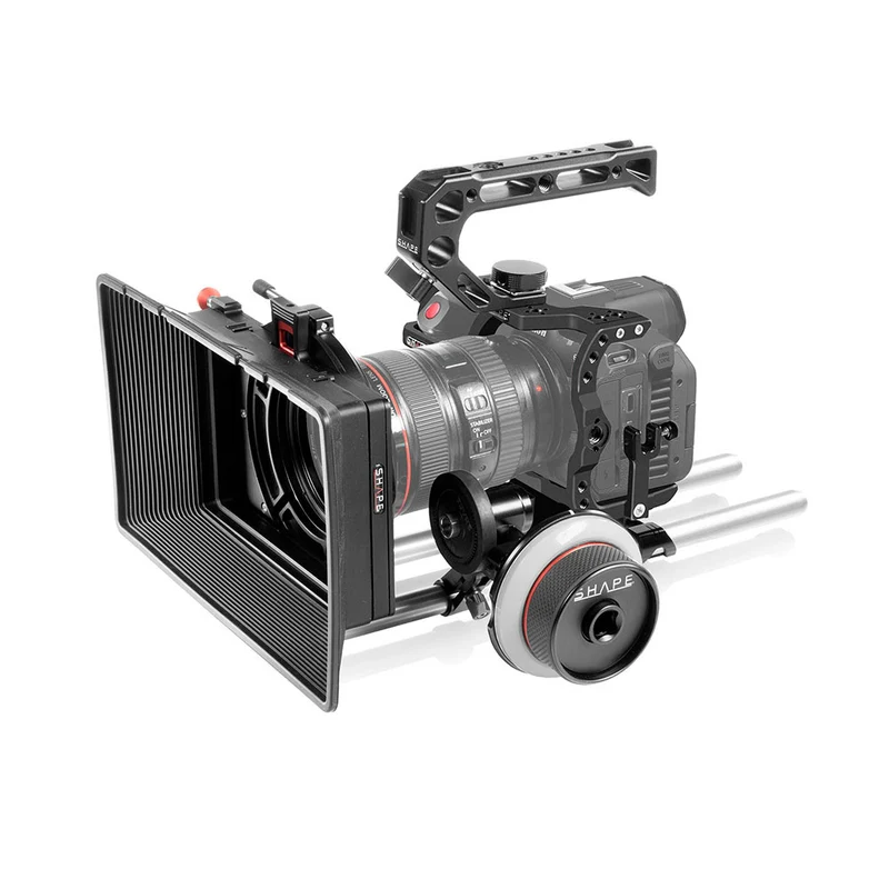 Ensemble Cage avec Matte Box/FF pour EOS R5/R5C/R6