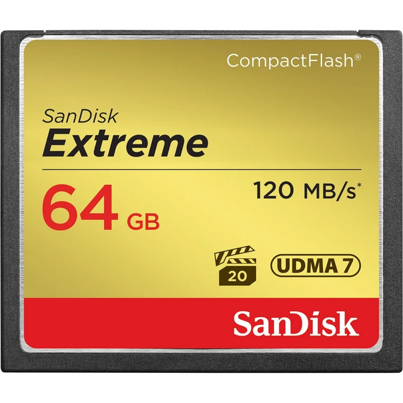 Carte Mémoire CompactFlash Extreme UDMA 7 64GB