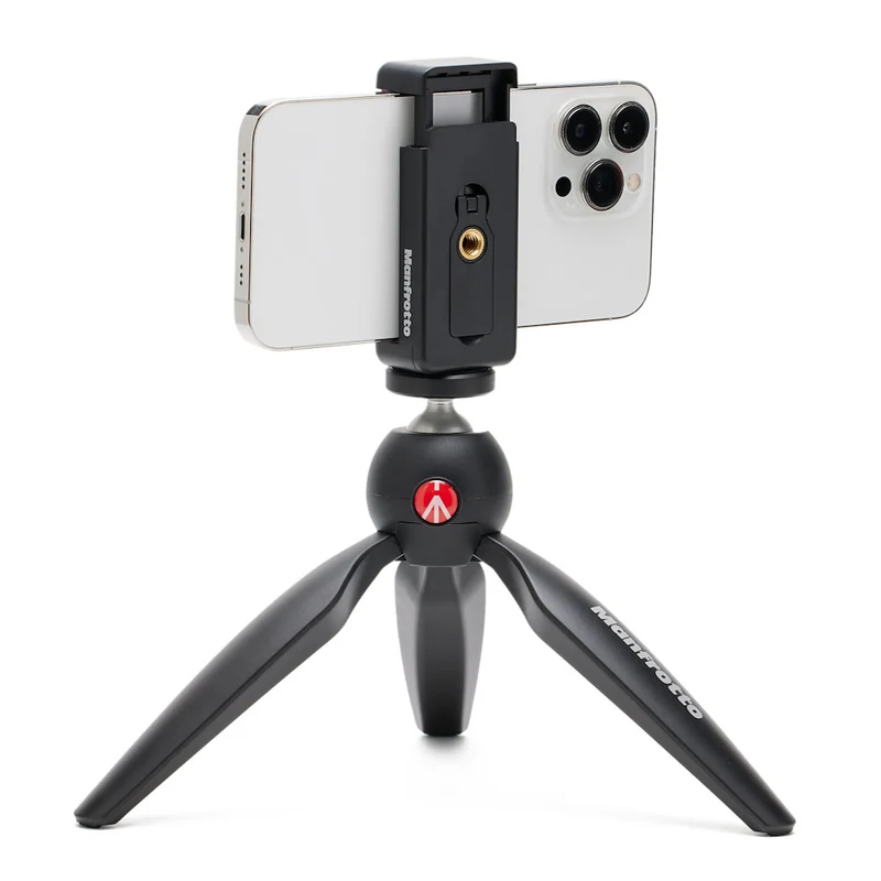 Mini Trépied PIXI avec pince pour Téléphone (Noir)