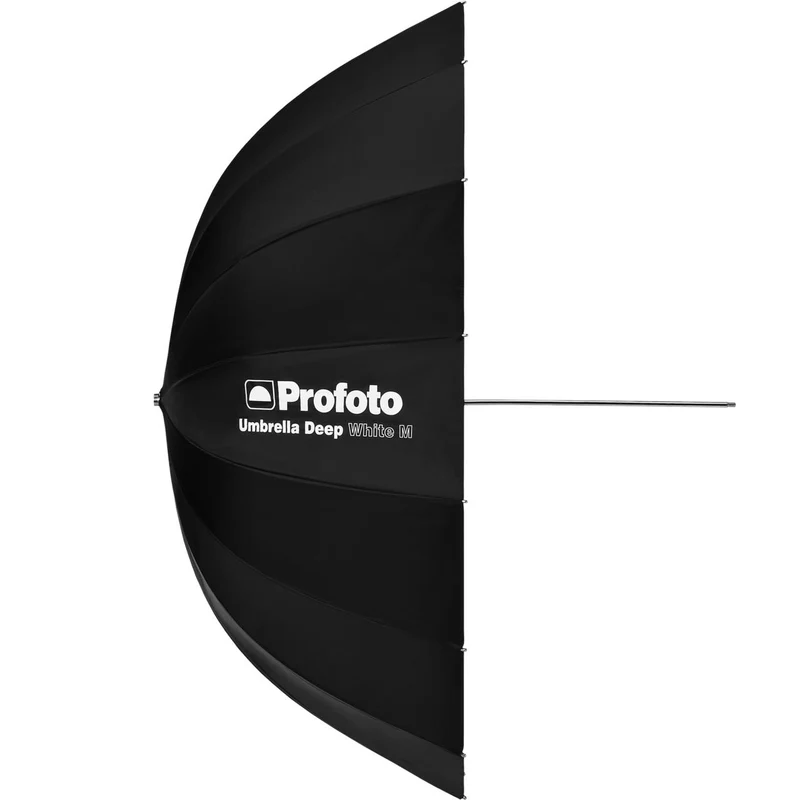 Parapluie profond Blanc (Moyen)