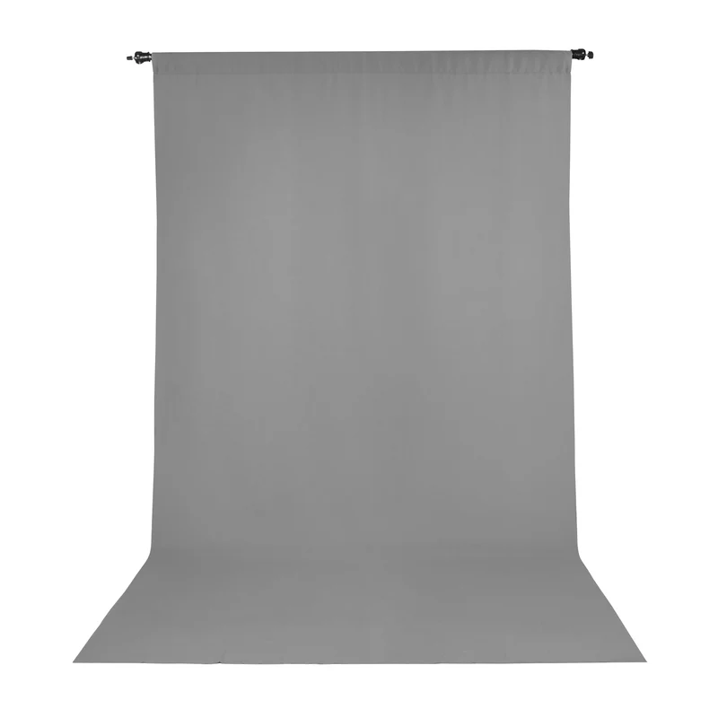 Toile de Fond Résistante aux Plis 10 x 12pi (Gris)