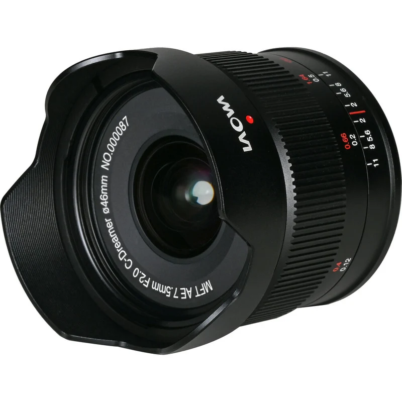 7.5mm f/2 pour Micro 4/3 (Auto Aperture)