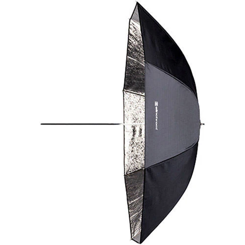 Parapluie Peu Profond Argent (41po)