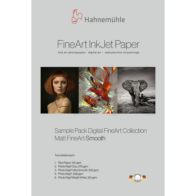 Échantillons de Papier Mat FineArt Smooth 13x19po (10 Feuilles)