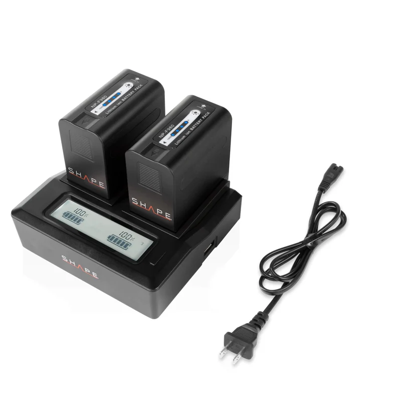 Chargeur double avec 2 piles BP-F980