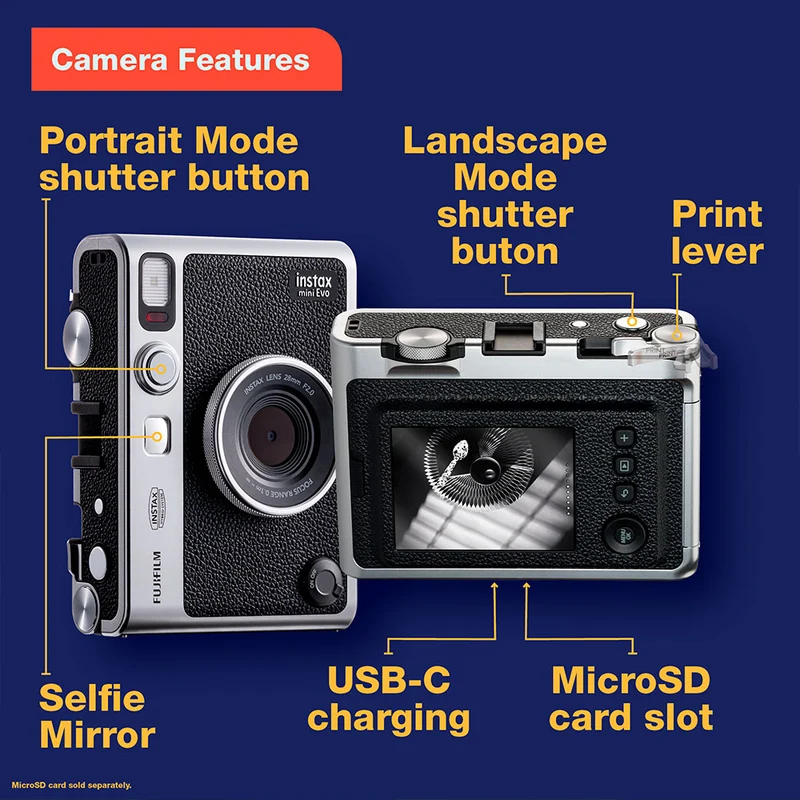 Instax Mini Evo (Noir)