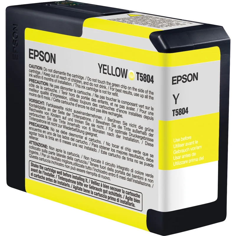 Cartouche d’Encre UltraChrome K3 T580 Jaune (80 ml)