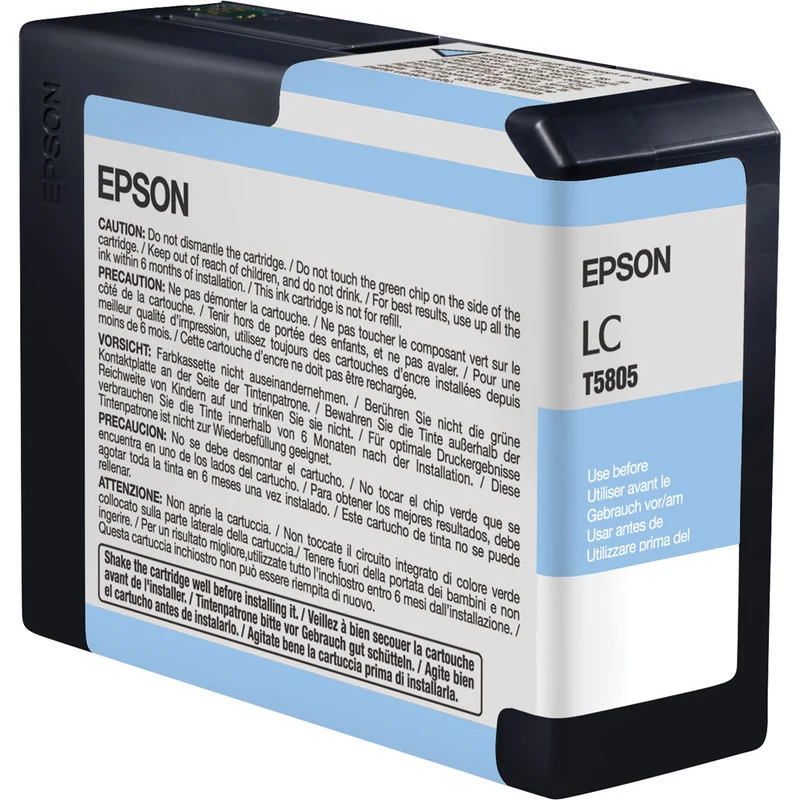 Cartouche d’Encre UltraChrome K3 T580 Cyan Clair (80 ml)