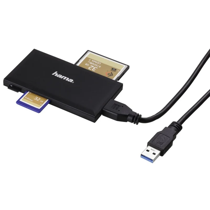 Lecteur de Cartes Multi Format USB 3.0 (Noir)
