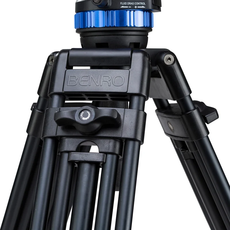 Trépied vidéo A673TM double tube avec Tête S8 Pro