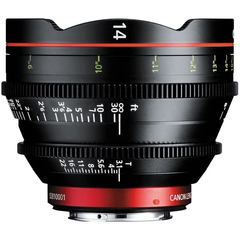 Cinema Prime CN-E 14mm T3.1 L F (Monture EF)