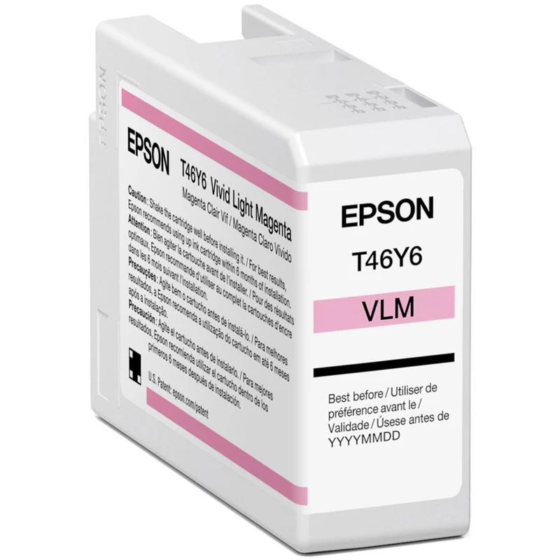 Cartouche d’Encre UltraChrome PRO10 T46Y Magenta Clair Vif (50mL)
