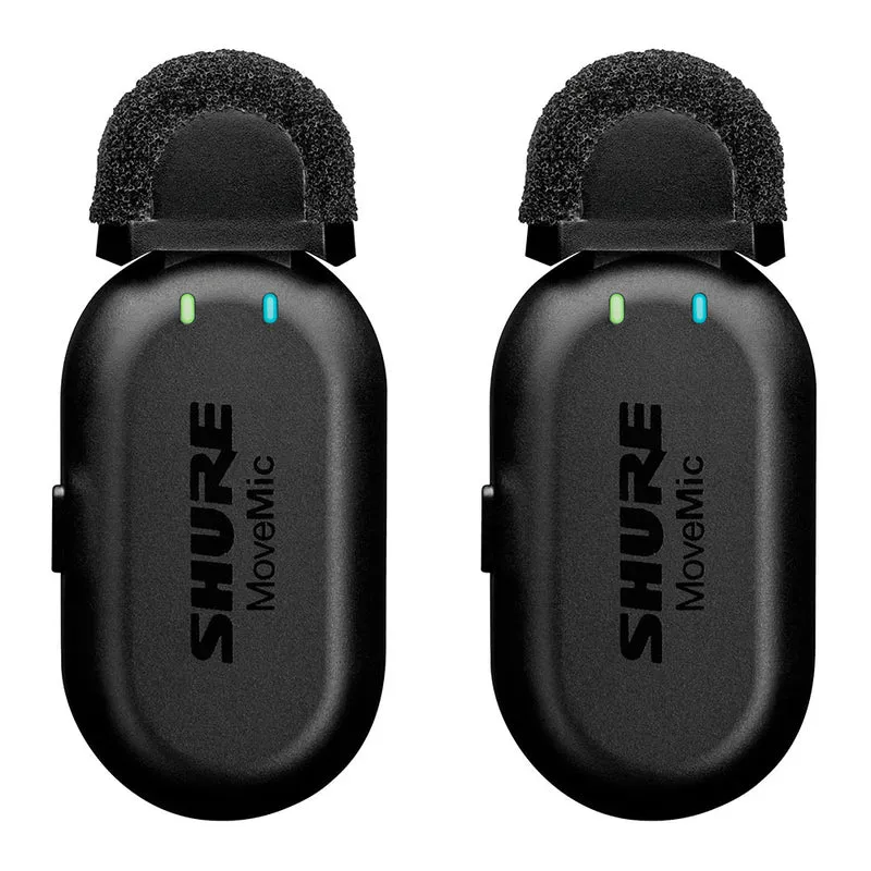 Microphone MoveMic + Étui de chargement (2 Microphones)
