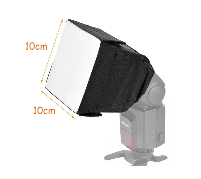 Boîte de Diffusion pour flash speedlite (10 x 10cm)