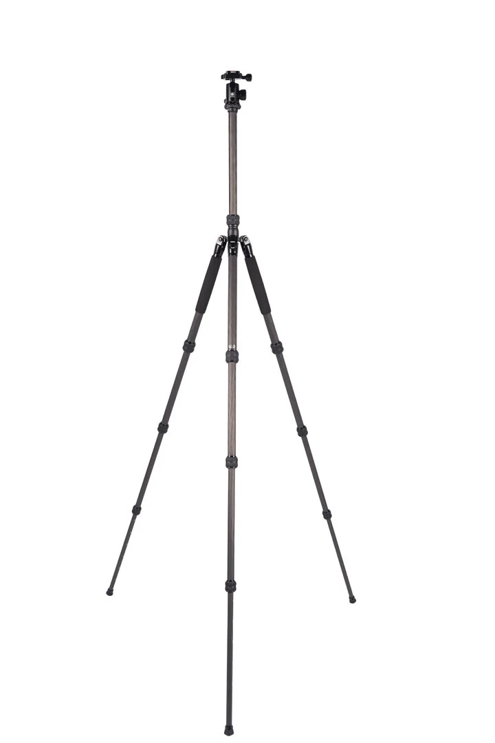 Trépied en Fibre de Carbone Traveler 7C avec Tête à Rotule E-10