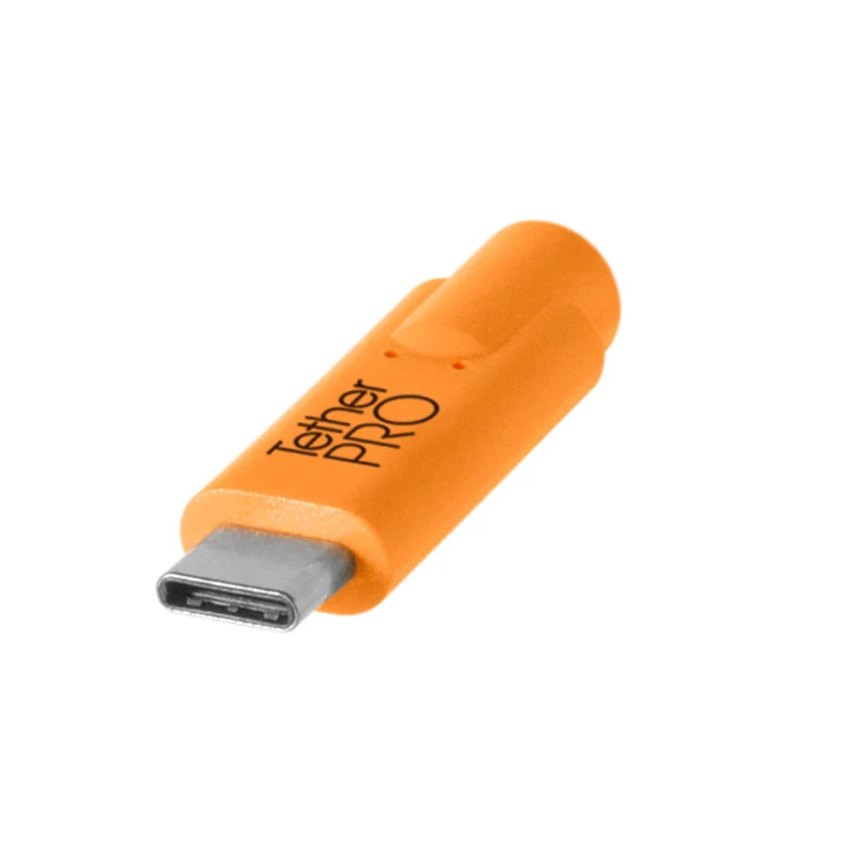Câble TetherPro USB-C à 2.0 Mini-B 8-Pin 15 pieds (Orange)