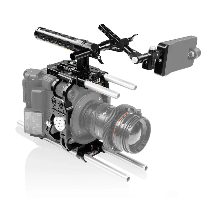 Cage avec Poignée et Support EVF pour Canon C500 Mark II, C300 Mark III