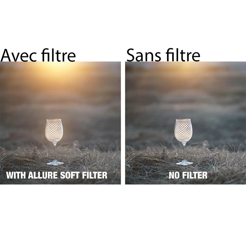 Filtre Allure Blanc doux Soft White pour Fuji X100VI (Noir)