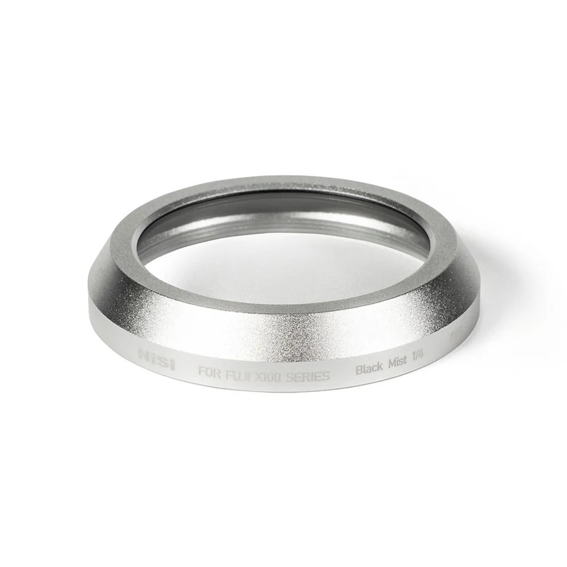 Filtre Brume Noire Black Mist 1/4 pour Fuji X100VI (Argent)