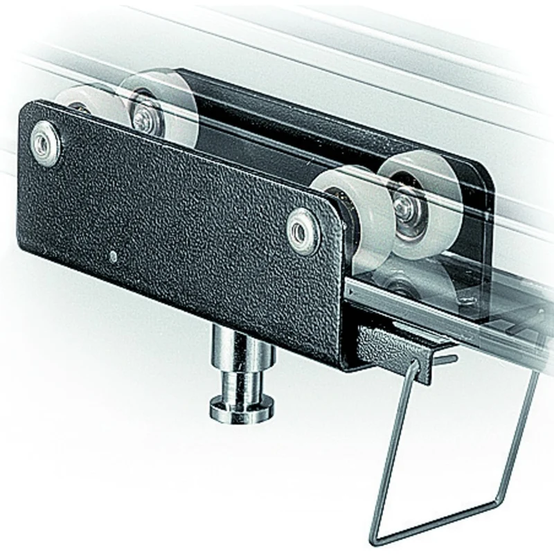 Chariot simple avec frein avec spigot mâle 5/8po