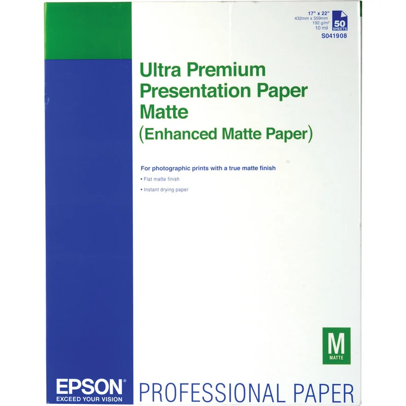 Papier pour Présentation Ultra Haute Qualité Mat 17x22po (50 Feuilles)