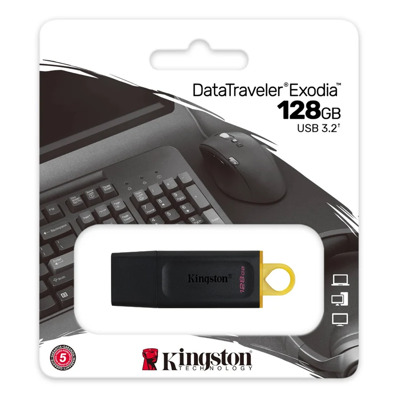 Clé USB DataTraveler Exodia USB 3.2 Gen 1 (128GB)