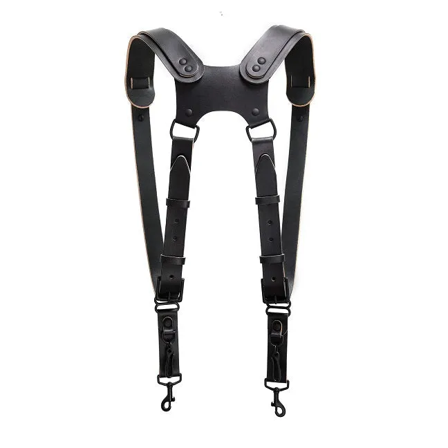 Harnais F22 de Longueur Standard (Cuir Noir)